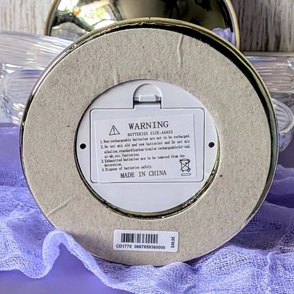 Bath & Body Works Illuminated Light-Up Butterfly 3-Wick Candle Holder NEW - Picture 5 of 6